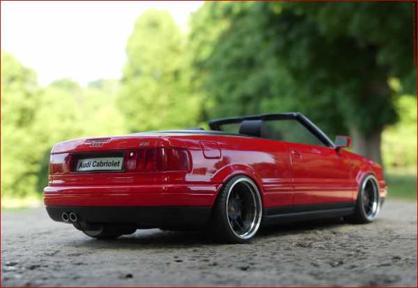 1:18 Audi 80 2.8 V6 Cabrio "Rot Edition"